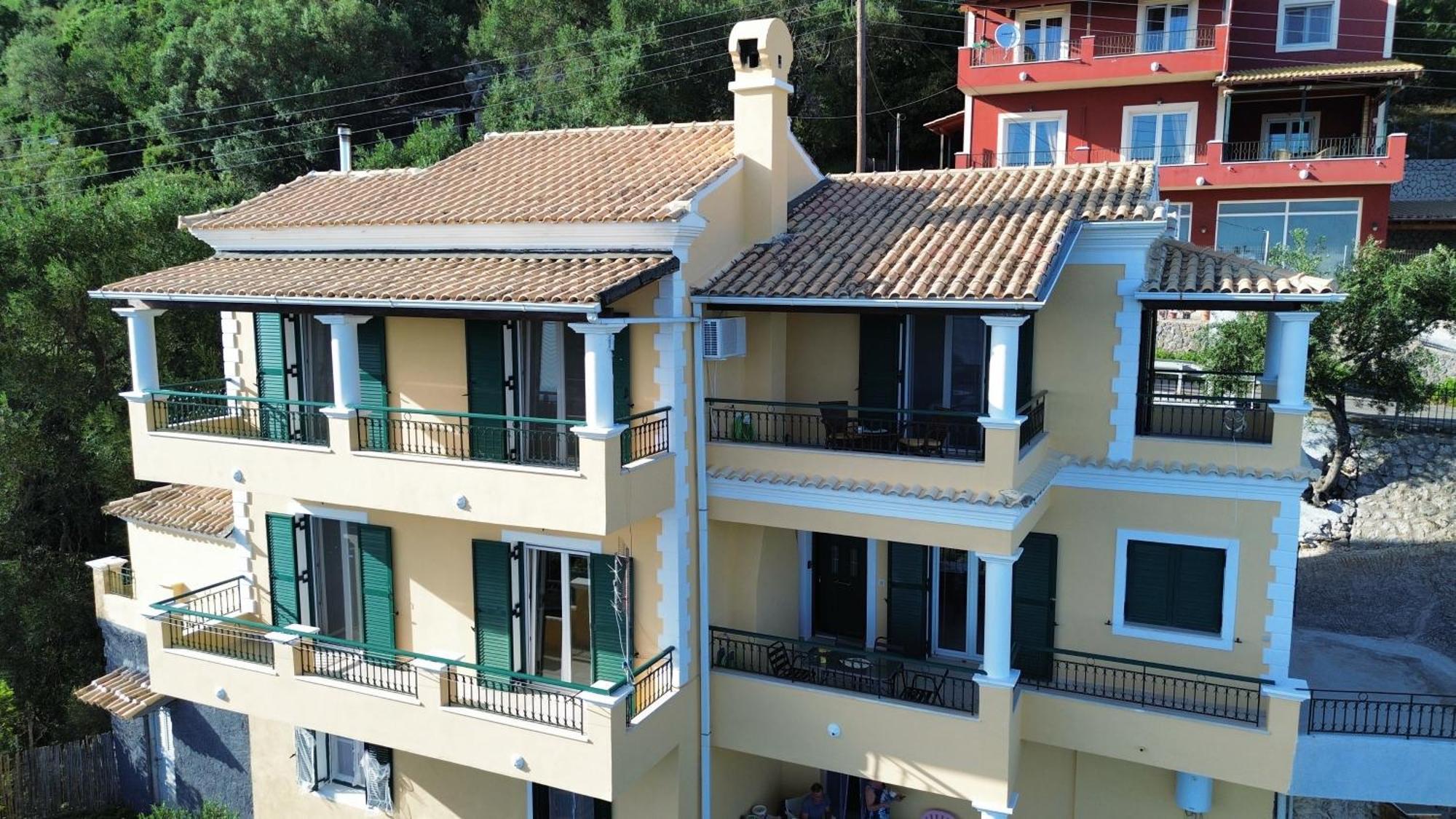 Mariza'S View House Apartamento Lákones Exterior foto